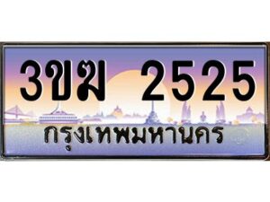 4.ทะเบียนรถ2525 เลขประมูล 3ขฆ 2525 จากกรมขนส่ง