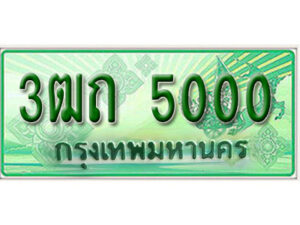 2.Okdee ทะเบียนสวยรถกระบะ - 3ฒถ 5000 ป้ายเขียวเลขประมูล