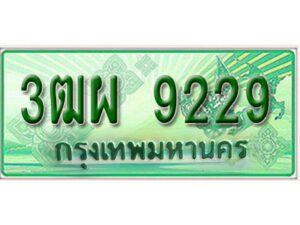 4. ทะเบียนสวยรถกระบะ - 3ฒผ 9229 ป้ายเขียวเลขประมูล