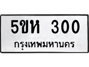 OKDEE- รับจองทะเบียนรถ 300 หมวดใหม่ 5ขห 300 ผลรวมดี 15