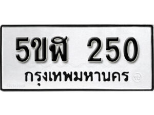 รับจองทะเบียนรถหมวดใหม่ 5ขฬ 250 ทะเบียนมงคล ผลรวมดี 19