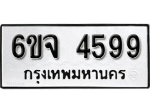 รับจองทะเบียนรถ 4599 หมวดใหม่ 6ขจ 4599 ทะเบียนมงคล ผลรวมดี 41