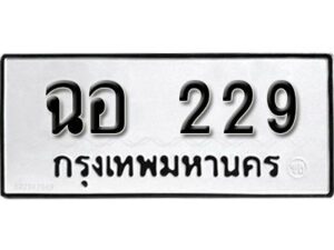 12.ทะเบียนรถ 229 ทะเบียนมงคล ผลรวมดี 24 เลขนำโชค ฉอ 229 จากกรมขนส่ง