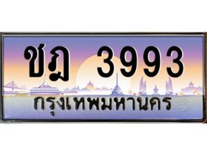 3.ทะเบียนรถ 3993 เลขประมูล ชฎ 3993 OKdee สวยมากครับ