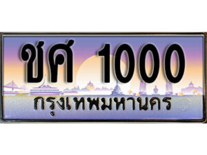 9. ทะเบียน 1000 ทะเบียนรถเลข - ชศ 1000 สวยสำหรับรถคุณ