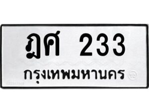 2.ทะเบียนรถ 233 ทะเบียนมงคล ฎศ 233 จากกรมขนส่ง