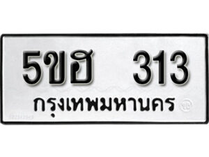 รับจองทะเบียนรถหมวดใหม่ 5ขฮ 313 ทะเบียนมงคล ผลรวมดี 19