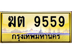 L.ป้ายทะเบียนรถ ฆต 9559 เลขประมูล ทะเบียนสวย ฆต 9559 จากกรมขนส่ง