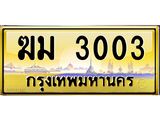 3.ทะเบียนรถ 3003 เลขประมูล ทะเบียนสวย ฆม 3003 ผลรวมดี 14