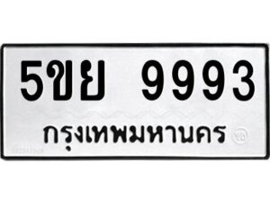 อ-ทะเบียนรถ 9993 ทะเบียนมงคล 5ขย 9993 ผลรวมดี 45