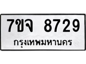 รับจองทะเบียนรถ 8729 หมวดใหม่ 7ขจ 8729 ทะเบียนมงคล ผลรวมดี 41